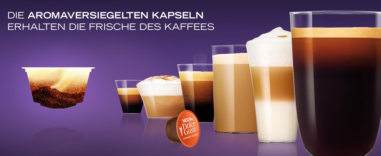 NESCAFÉ DOLCE GUSTO GENIO S PLUS by KRUPS cosmic grey automatic coffee capsule machine, capsule machine KP340B, Cosmic Grey Grey