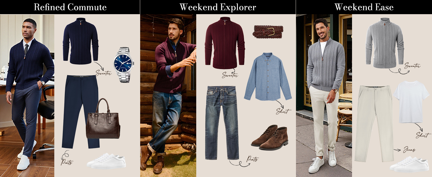 Кардиган чоловічий PJ PAUL JONES на блискавці з коміром-стійкою, в'язаний, колір темно-сірий, розмір M