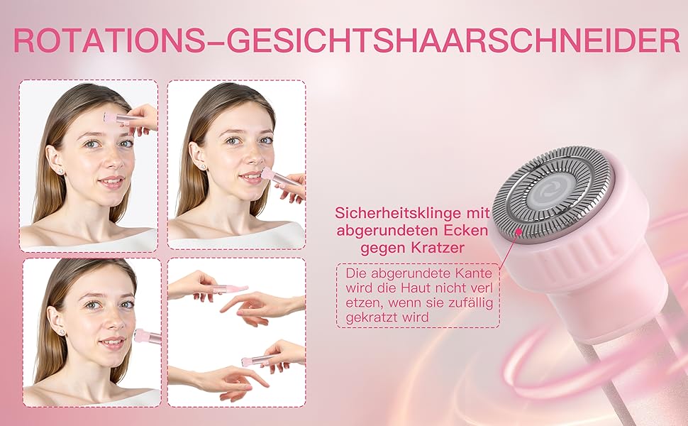 Триммер для видалення волосся з носа, вух та брів 3-в-1, водонепроникний, USB, з чохлом