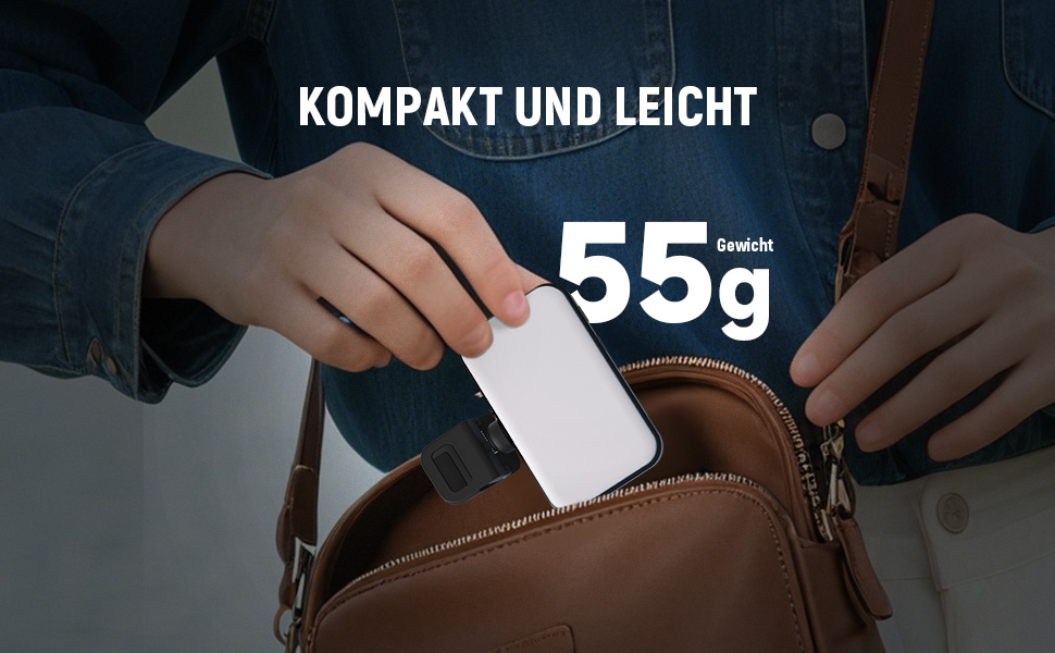 LED світло для селфі Neewer Entry Level - настільне світло для телефону, 54 світлодіоди, кліпса, CRI 88, 650mAh, для відеоконференцій, макіяжу, YouTube