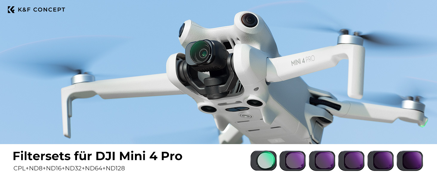 Набір фільтрів K&F Concept Mini 4 Pro: ND, CPL, 6 шт. для DJI Mini 4 Pro