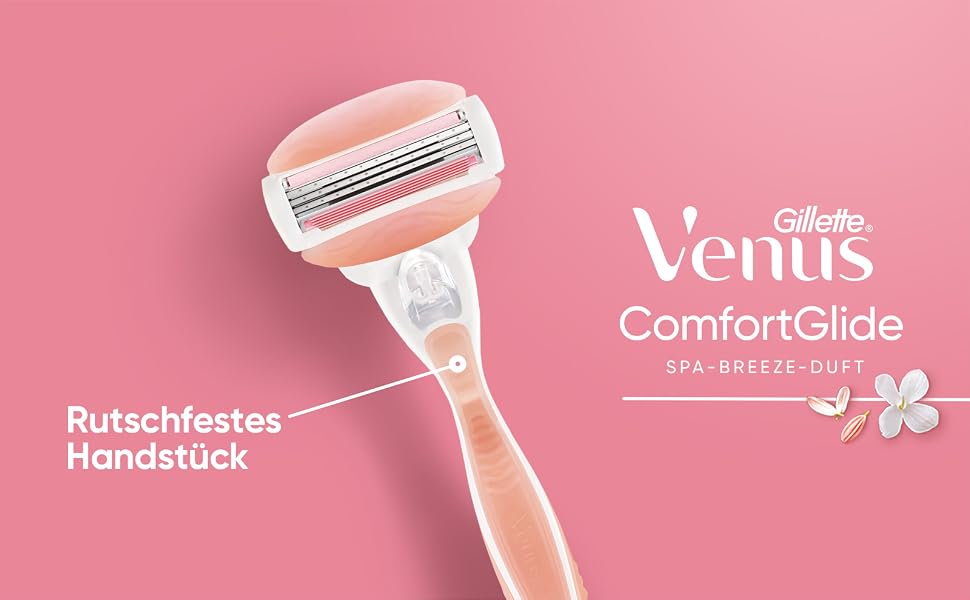 Жіночі бритвені касети Gillette Venus Comfortglide Spa Breeze, рожеві, 12 шт