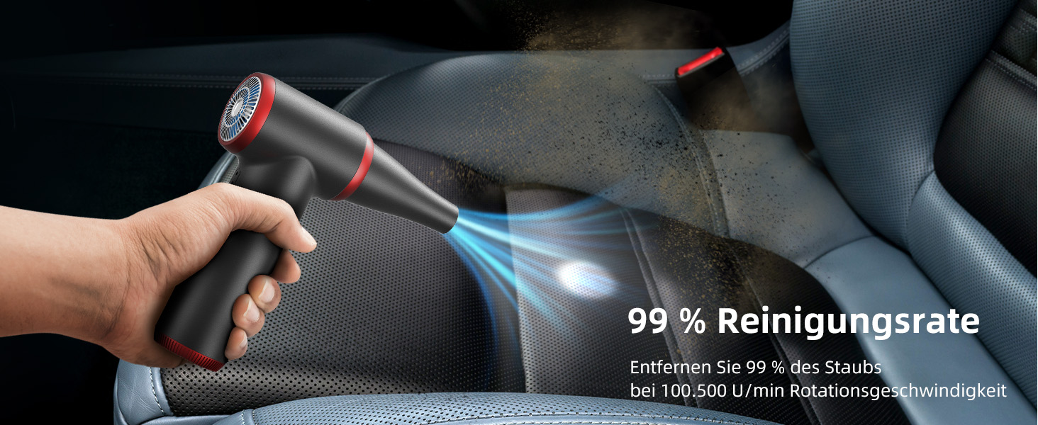 Електричний повітряний пилосос Koonie, набір для чищення CD09, з LED-підсвічуванням, для ноутбуків та ПК