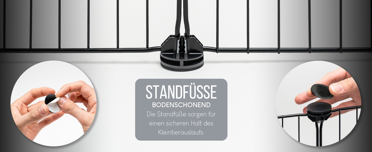 Вольєр для кроликів Lionto: міцний метал, 144x74x46 см, розширюваний, просте збирання та чистка, для дому та вулиці
