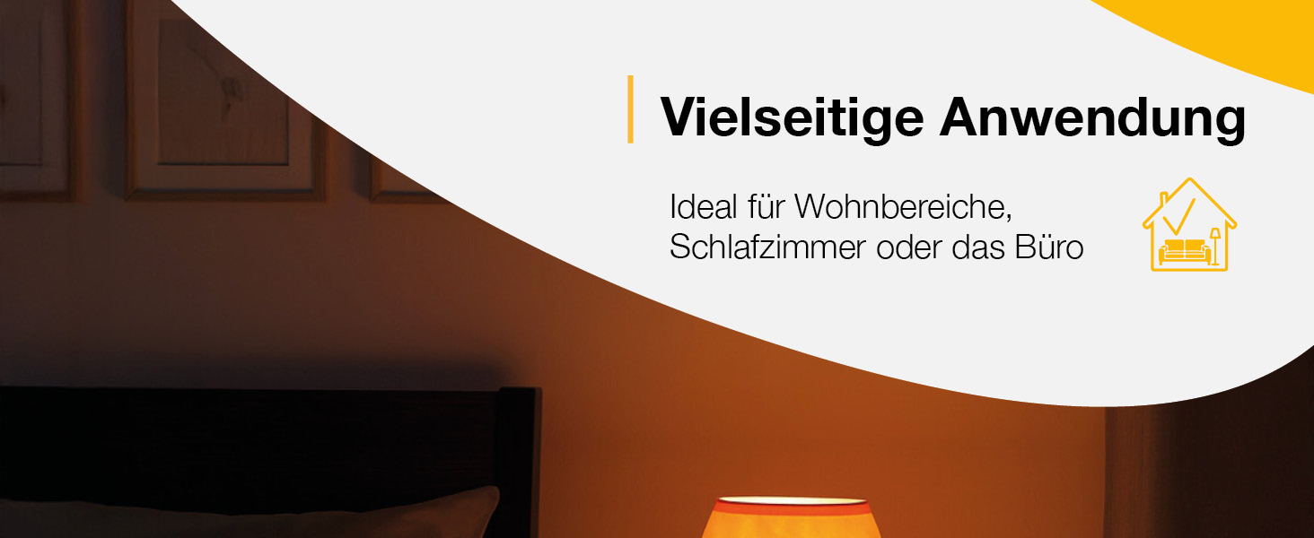 BRILLIANT Primo – стильна настільна лампа з тканинним абажуром, оранжевого кольору, для спальні, вітальні та приліжкового столика, цоколь E14
