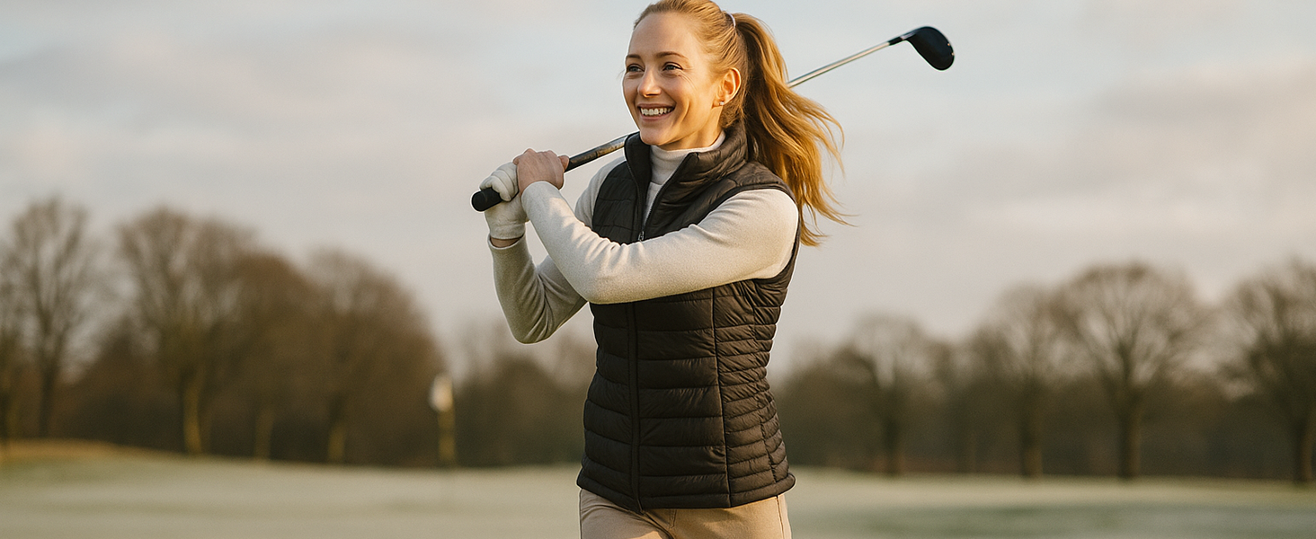 Обогревна жилетка для жінок SZNX з акумулятором – Електрична жилетка з 6 зонами обігріву та 3 рівнями нагріву – Тепла жилетка для зими, активного відпочинку, повсякденного носіння та офісу