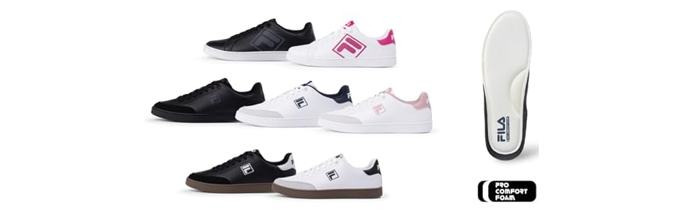 Кросівки Fila Courtbay Wmn для жінок, білі та чорні, розмір 39 EU