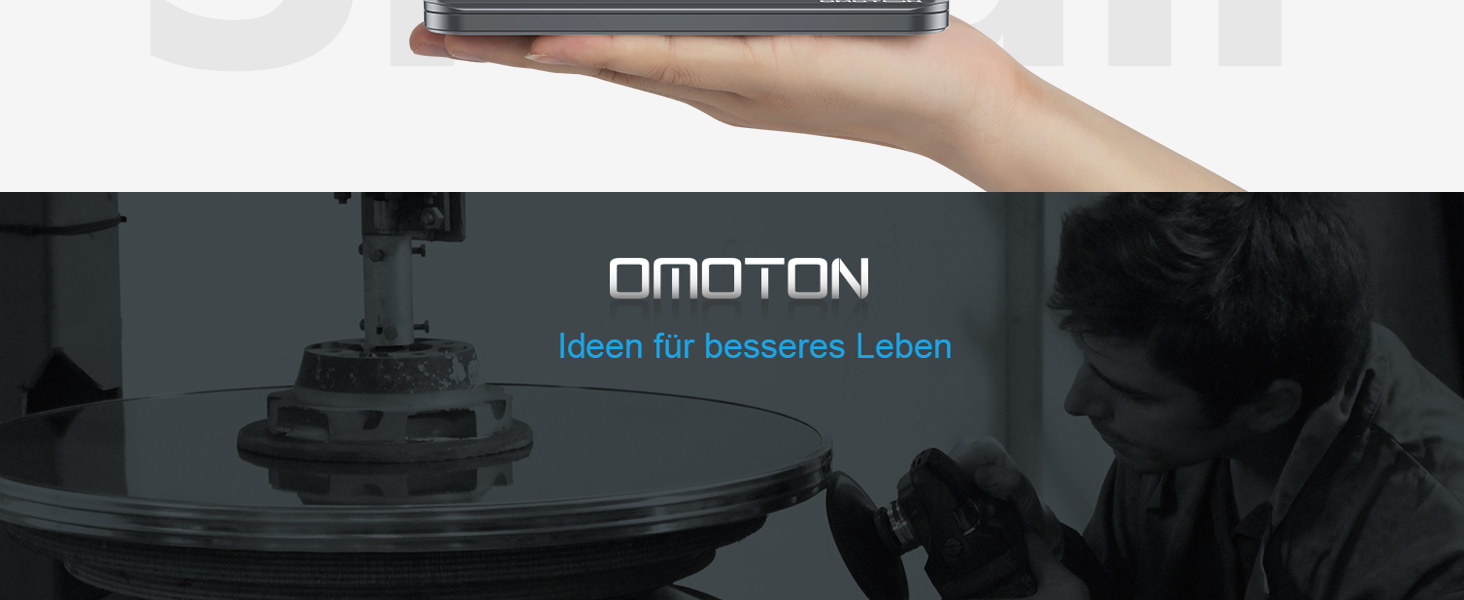 Підставка для ноутбука OMOTON з алюмінію, вертикальна, регульована, сірого кольору (до 17.3 дюймів)