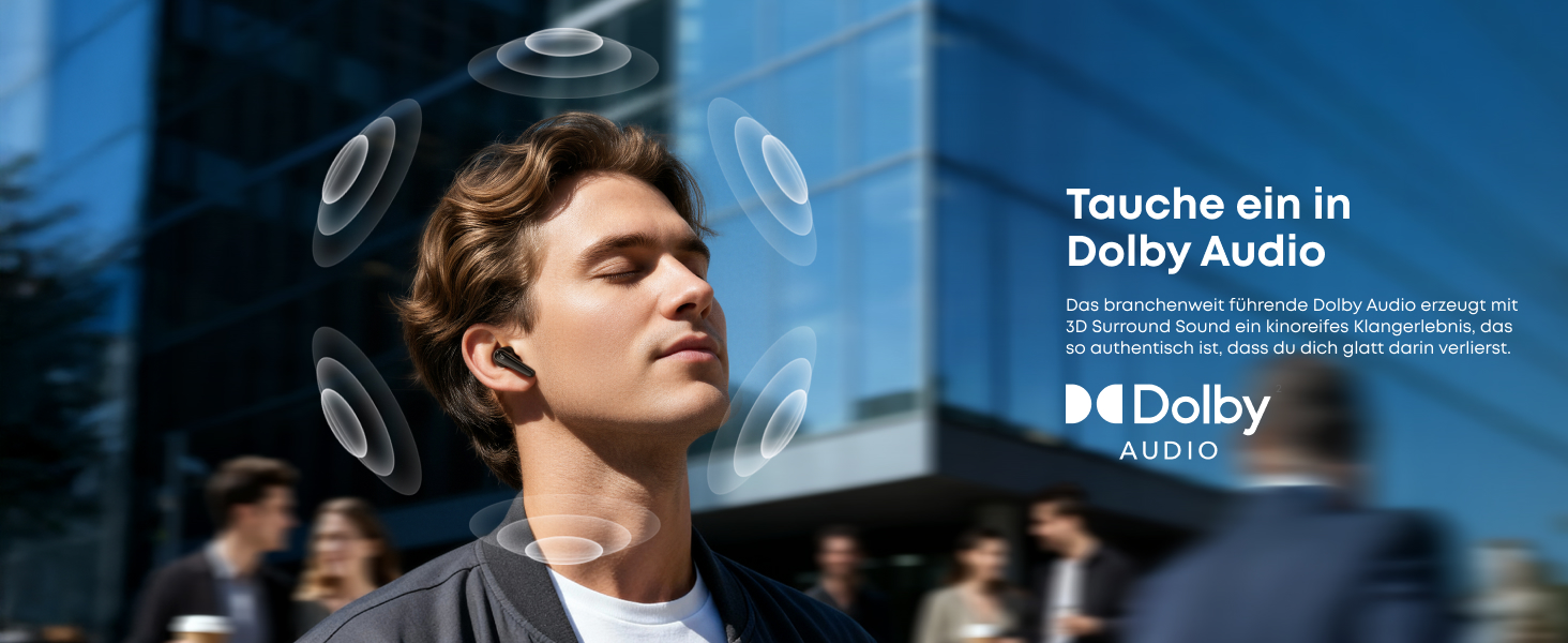 Soundcore Liberty 5: Бездротові навушники з активним шумозаглушенням (ANC) та Dolby Audio, Чорний