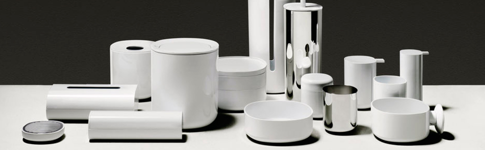 Alessi PL11 W Birillo, Bathroom Container