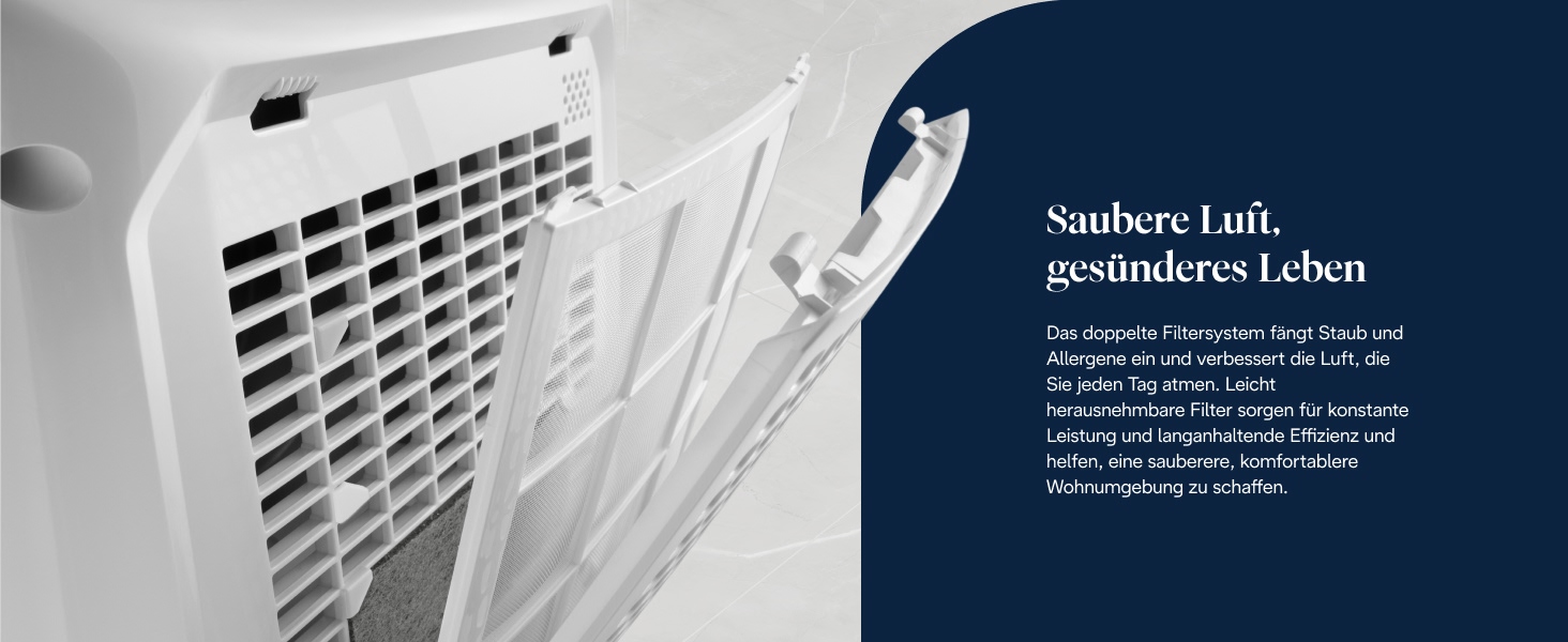 Зволожувач повітря De'Longhi Tasciugo AriaDry DEX210SF - портативний, 10л/день, 3-х фільтри, сушка білизни, захист від плісняви