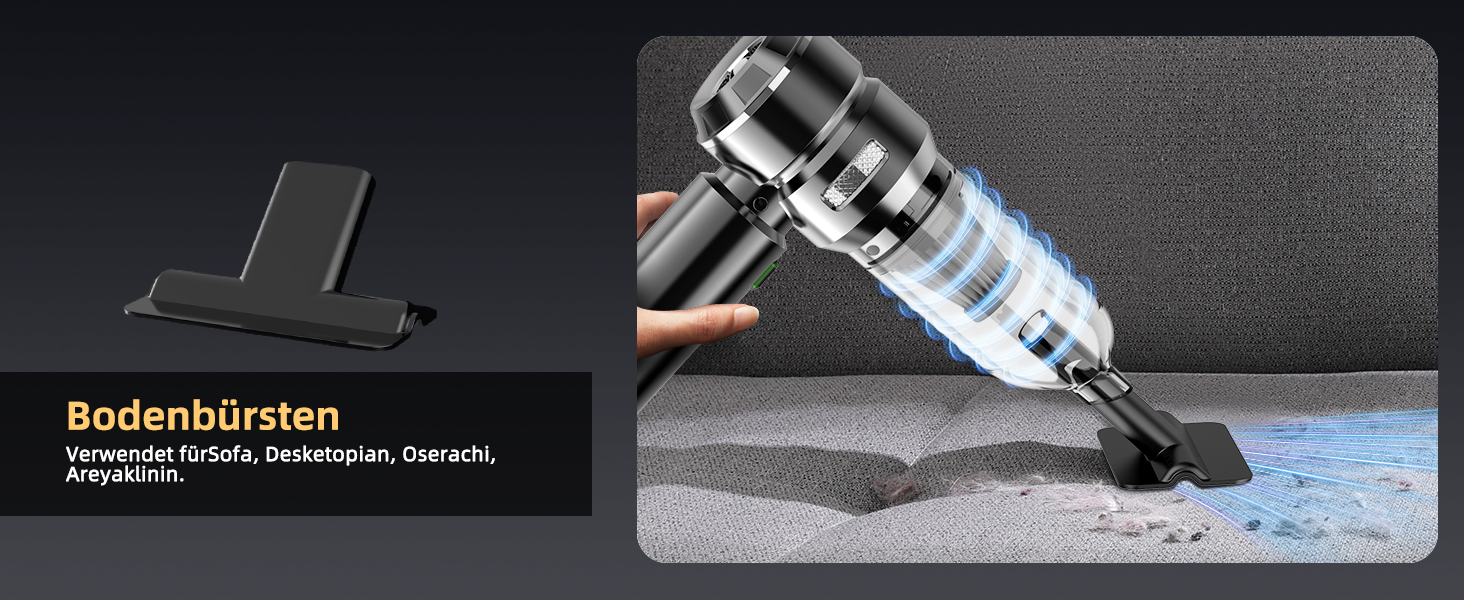 Портативний бездротовий пилосос NVKHG з акумулятором, 26000Pa, 3 швидкості, безщітковий двигун, для дому, авто, офісу, видалення шерсті тварин, срібний