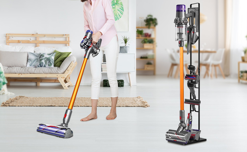 Підставка для пилососів Dyson Gen5 V15s, V15, V12 Slim, V11, V10, V8, V7, V6 - чорна