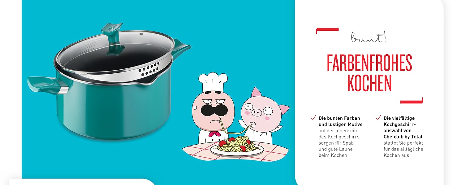 Сковорода Tefal Chefclub 28 см з антипригарним покриттям Titanium, індукційна, з індикатором нагріву Thermo-Signal, зелена
