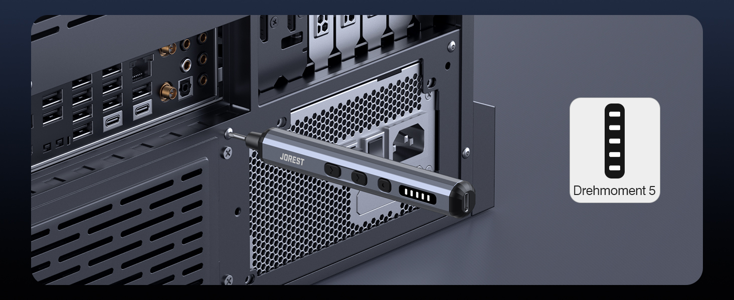 Електричний міні-набір викруток JOREST 38 в 1: для ремонту iPhone, ноутбуків, дронів та іншої техніки