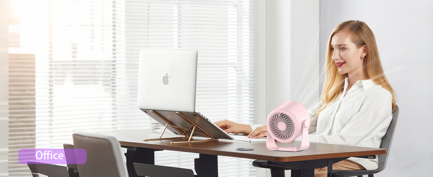 Перезаряджуваний USB-настільний вентилятор з цифровим дисплеєм, 5-рівневий тихий вентилятор, регульований на 90°, настільний вентилятор для спальні, кухні, кемпінгу, офісу, сірий