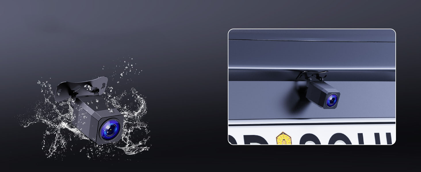 Автомобільний відеореєстратор Dashcam Dual 2.5K + 1080P з WiFi, 32GB SD-картою, ширококутним об'єктивом 170°, нічним баченням та датчиком удару G-сенсором, чорний