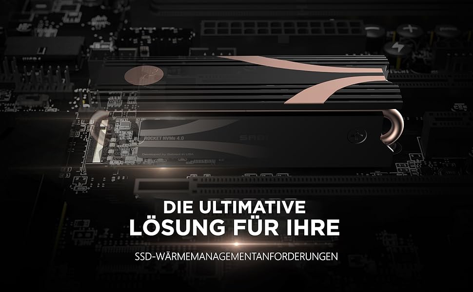 Радіатор для SSD Sabrent M.2 NVMe з алюмінію, з термопадом, HeatPipe, сумісний з PS5, для ПК, DIY, чорний