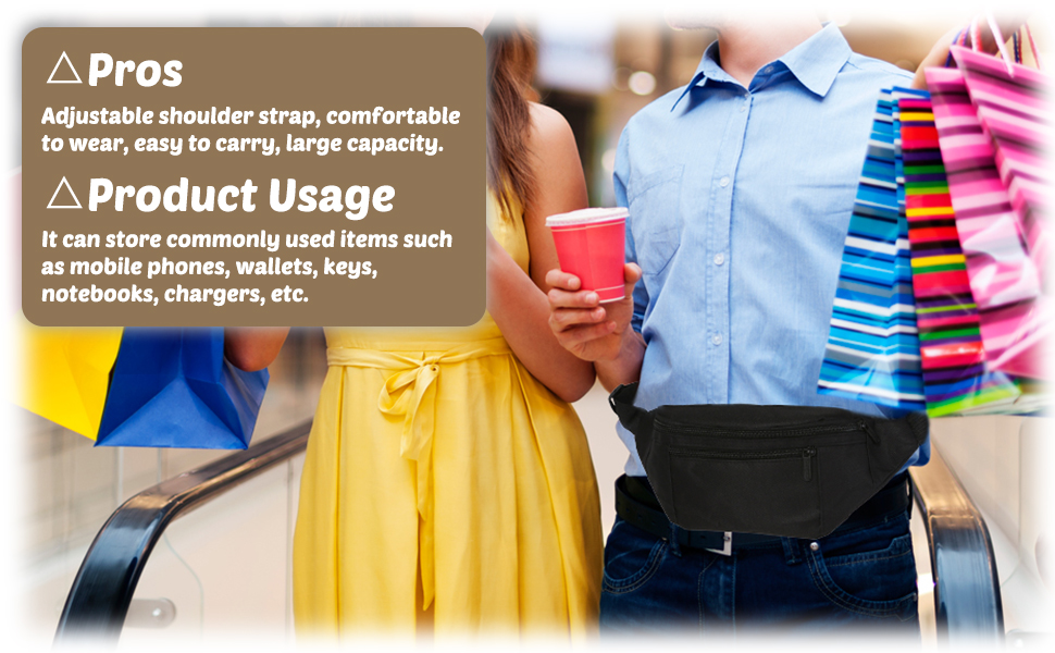 Чоловіча/Жіноча поясна сумка на пояс, шкіряна, водонепроникна, для спорту, подорожей та активного відпочинку (чорна)