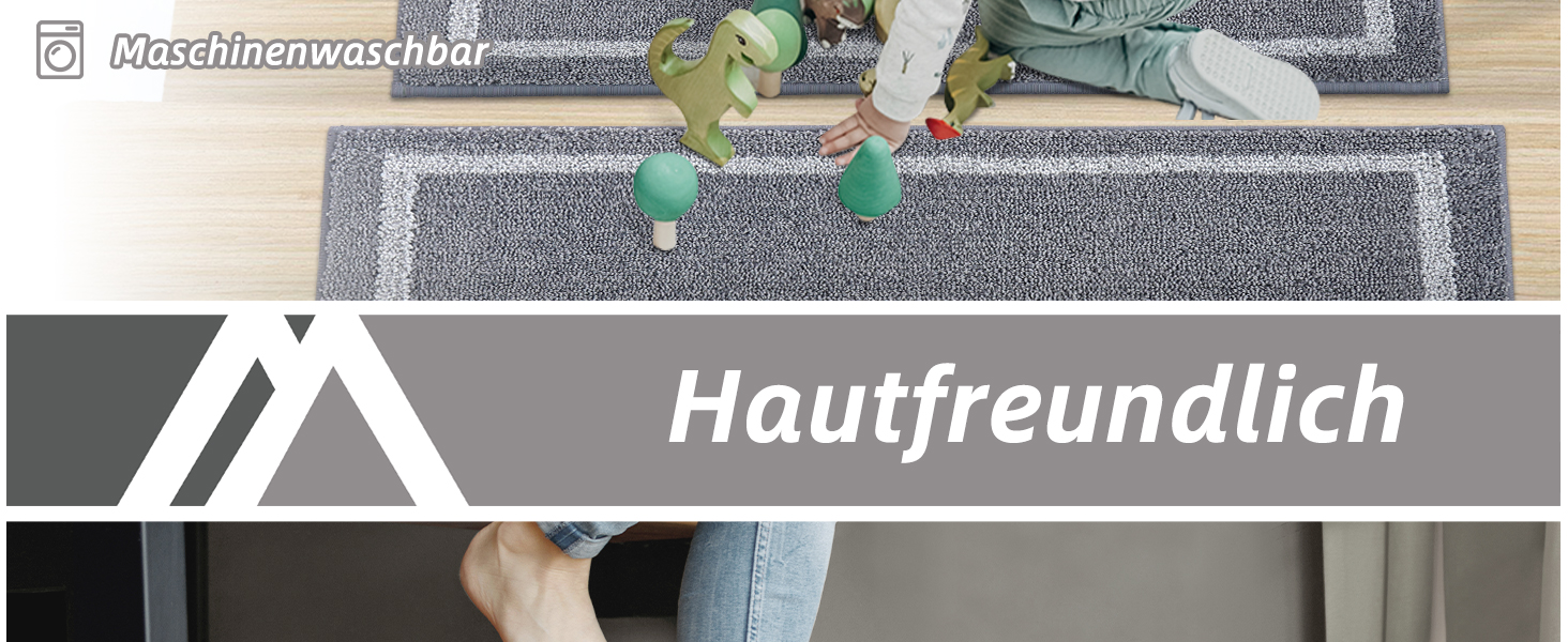 Ковзаючі килимки на сходи COSY HOMEER, 70x22 см, 15 шт., самоклеючі, з антиковзаючою основою, машинне прання, 100% поліестер, TPE, сірий колір