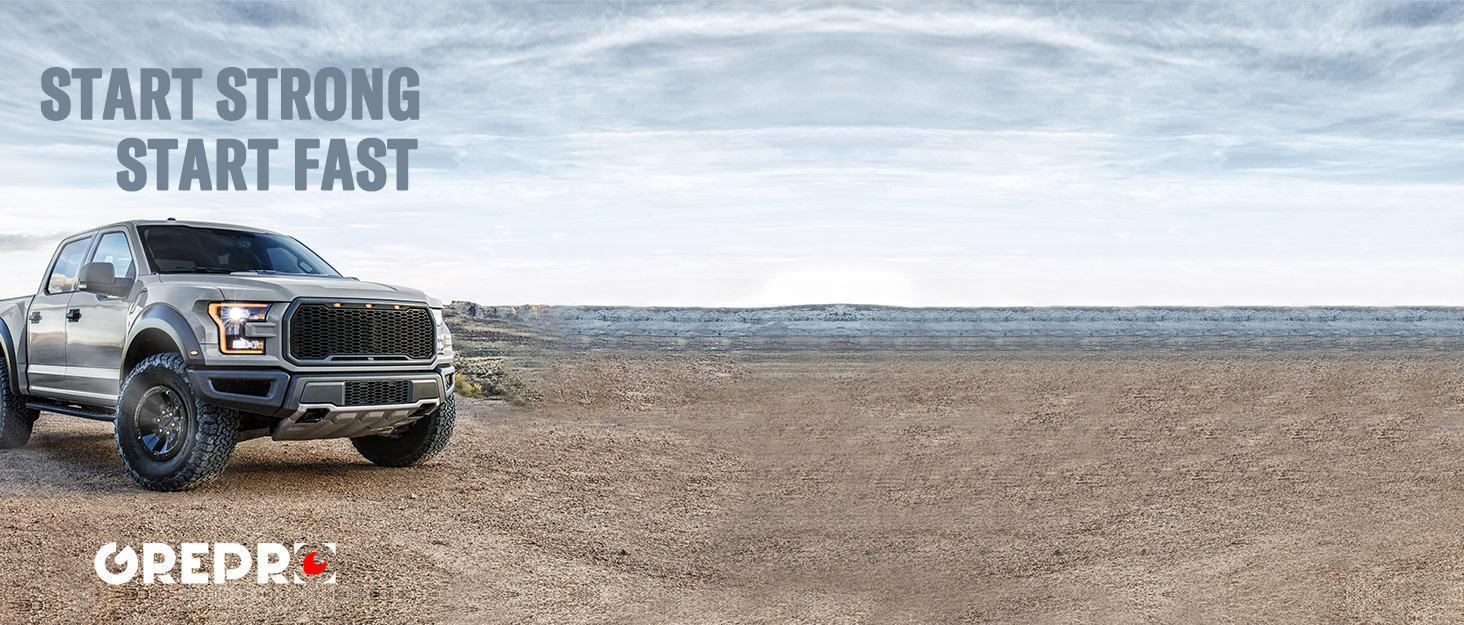 Powerbank для авто GREPRO Starthilfe: запуск 10L бензину/8L дизеля, LCD, LED ліхтарик