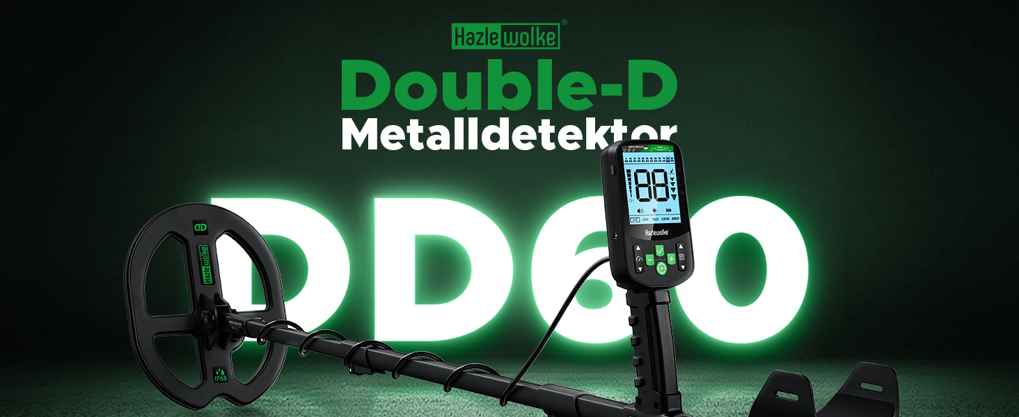 Металошукач Profi з водонепроникною котушкою 11'' DD, глибина виявлення 12''/30 см, висока чутливість до золота, 5 професійних режимів, Pinpoint для срібла