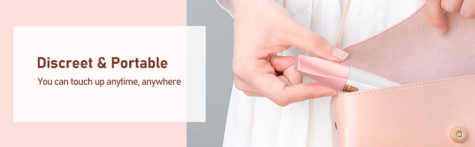 Електричний прилад для видалення волосся: 2-в-1 для обличчя та брів, Vinmall для жінок