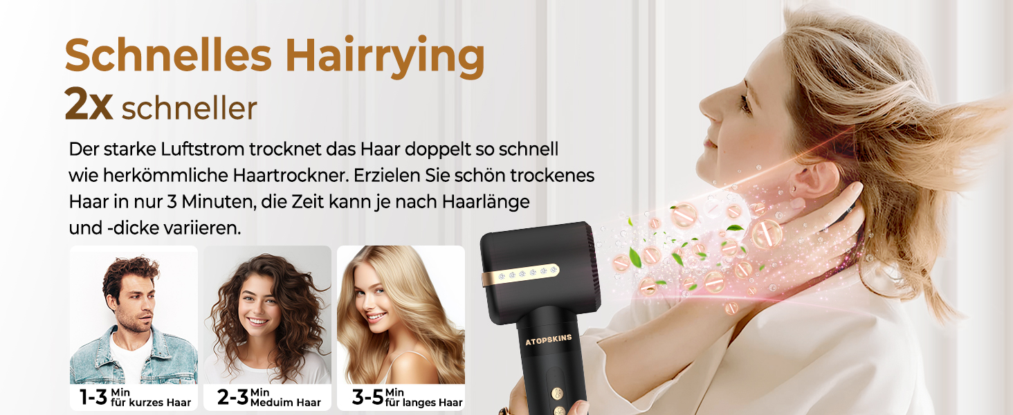 Мультистайлер Airstyler Pro 7-в-1: Фен, дифузор, локони, термощітка, випрямляч, чорний