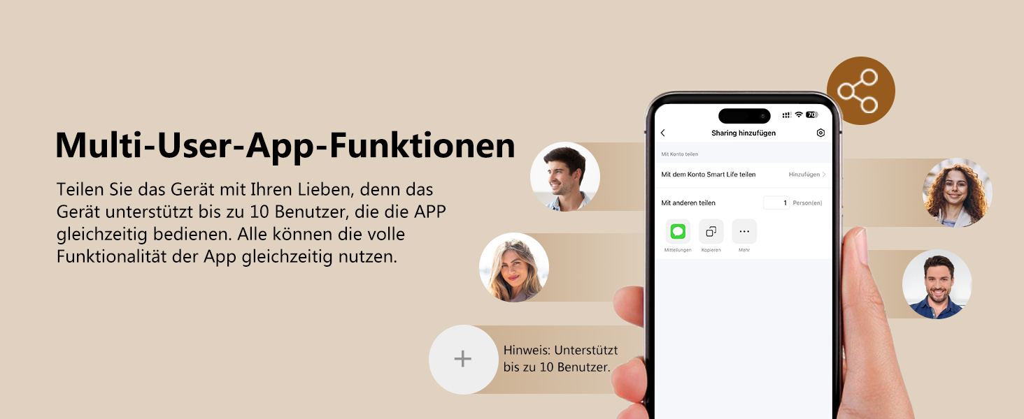 Автоматичний годівник для котів PUPPY KITTY з Wi-Fi керуванням через додаток, з нержавіючою чашею, функцією запису 10 секунд, 1-10 прийомів їжі на день (Бежевий)