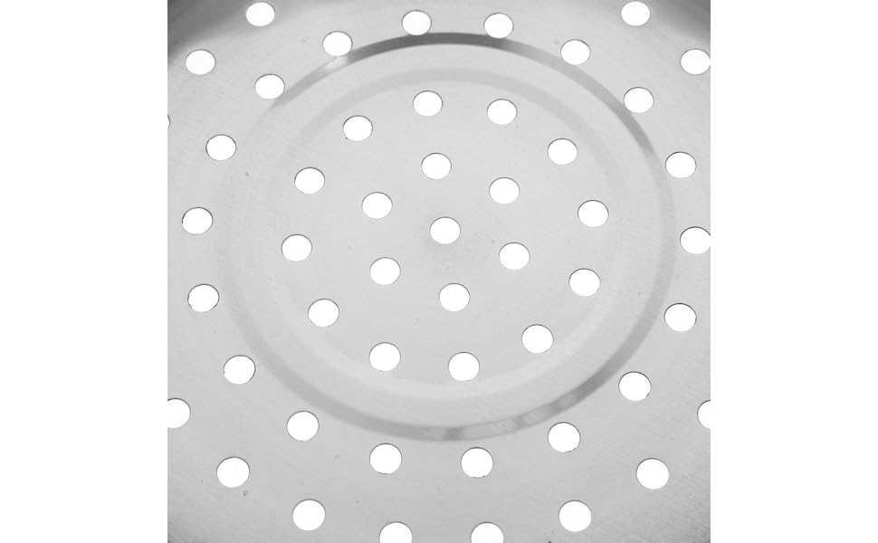 Нержавіюча каструля для приготування супу з товстим дном та вставкою для приготування на пару, сумісна з газовими та електричними плитами