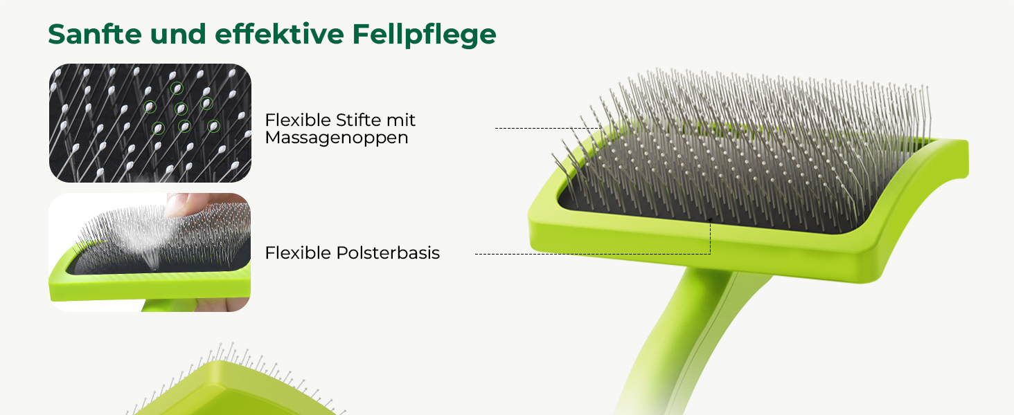 Пекют Лiкер Бюртє Профi: щiтка для собак, видаляє підшерстя, ковтуни. Ідеально для пуделів, тедi, кокапу. (25 мм, 15 мм)