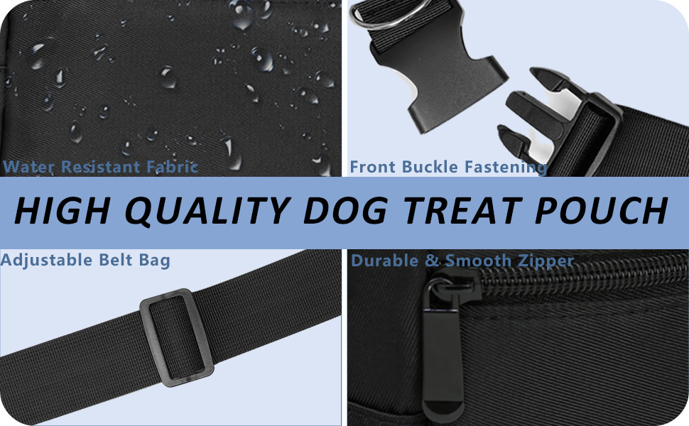 Сумка для собак з карабіном, сумка для тренування цуценят з відділенням для ласощів та тримачем для пакетів для вигулу, зручна сумка для перенесення ласощів для тварин з регульованим поясним ременем (Бежева)