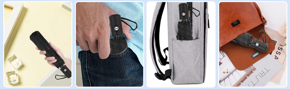 Дощовий парасолька туристична, 8 спиць, вітростійка, автоматична, для чоловіків та жінок, фіолетовий