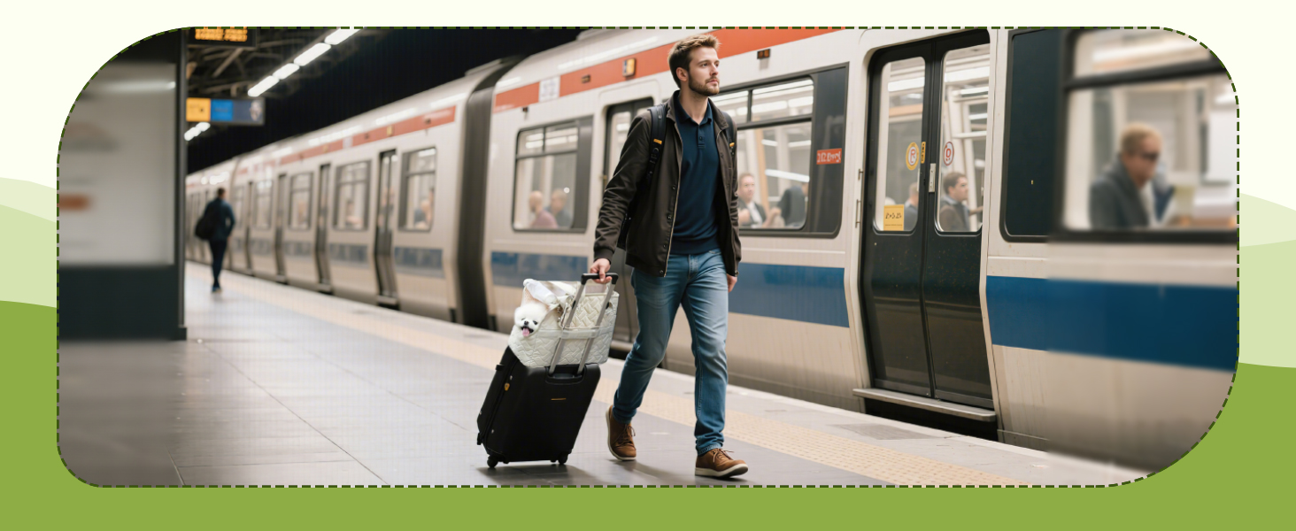 Транспортна переноска для котів та собак, переноска для тварин, сумка-переноска для собак та котів, аксесуари для подорожей, переноска для цуценят, регульований поводок (Сріблястий, L)