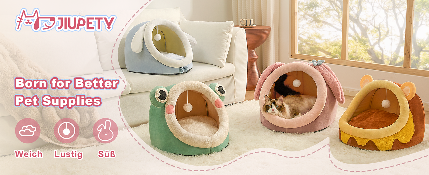 Кігтечка-будиночок для котів Jiupety, ліжко-будиночок для котів, великий (38x37x32 см), зелений, з неслизьким дном та знімним килимком