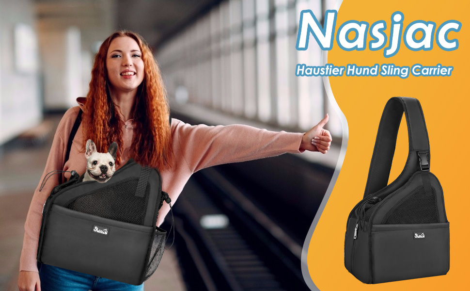 Чорна переносна сумка-переноска для собак до 3 кг, регульований ремінь, дихаюча сітка, міцна основа, кишеня, для цуценят