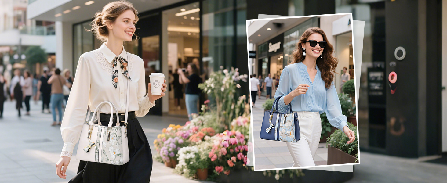 Стильна жіноча сумка-шопер Blau з ручками та ланцюжком, шкірзам, для роботи, подорожей, школи