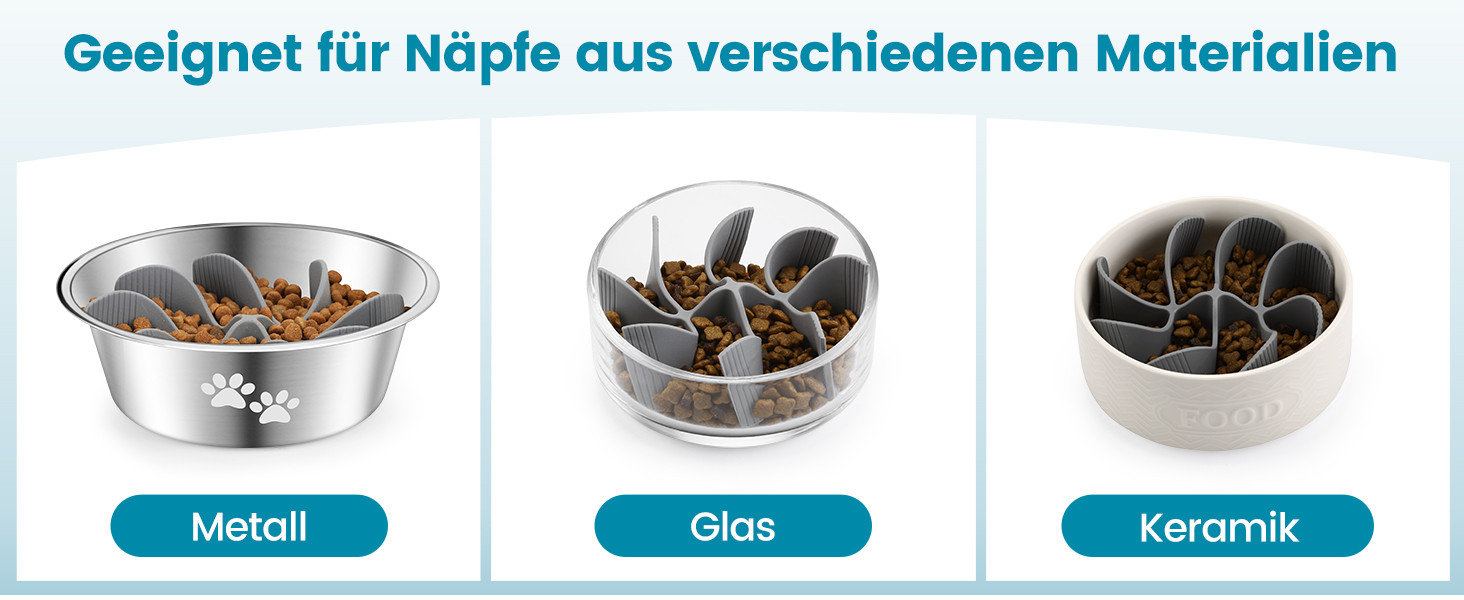 PETTOM Набір з 2 мисок для собак з нержавіючої сталі з антизаковтуванням, 2-в-1, об'єм 1560 мл, з антиковзним силіконовим дном, Ø21 см. Підходить для великих та середніх собак