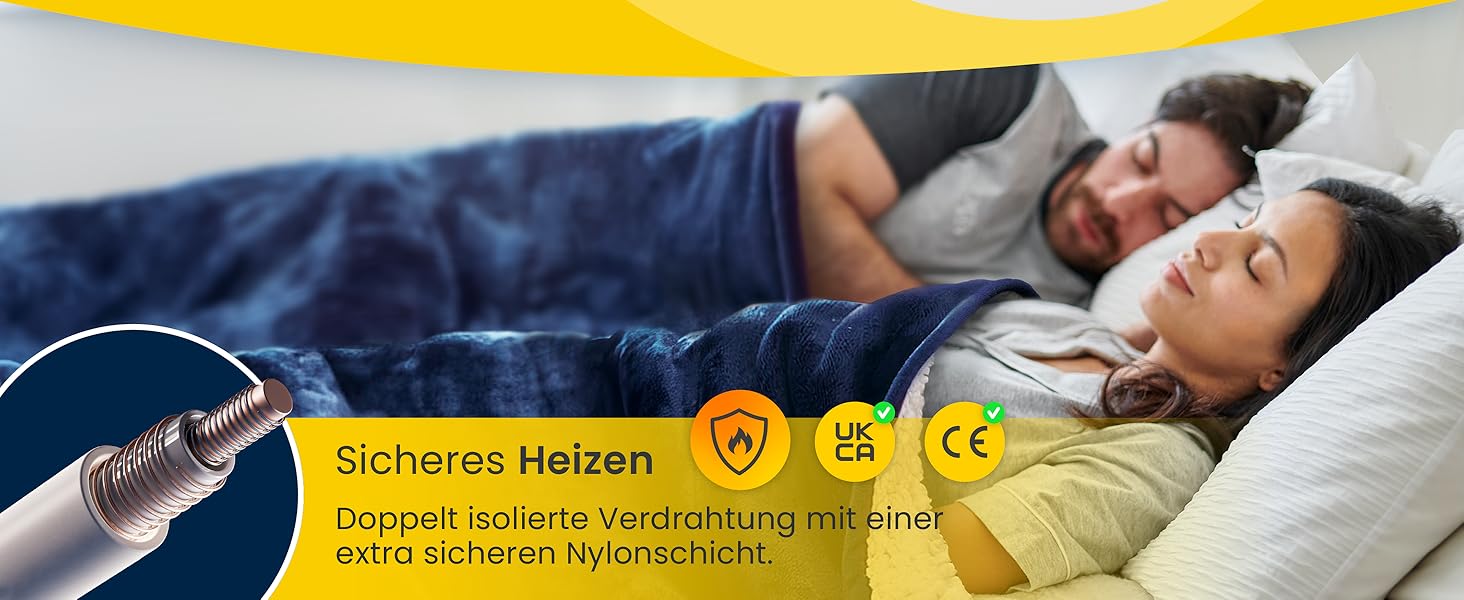 Електрична ковдра Cosi Home 180x130 см з регулюванням температури, захистом від перегріву та функцією автовимкнення. Зручна та тепла, з Sherpa та Fleece покриттям. 10 рівнів нагріву, цифрова пульт керування, сірий колір. Також доступна модель 150x200 см з покриттям Fleece & Sherpa (Marineblau)