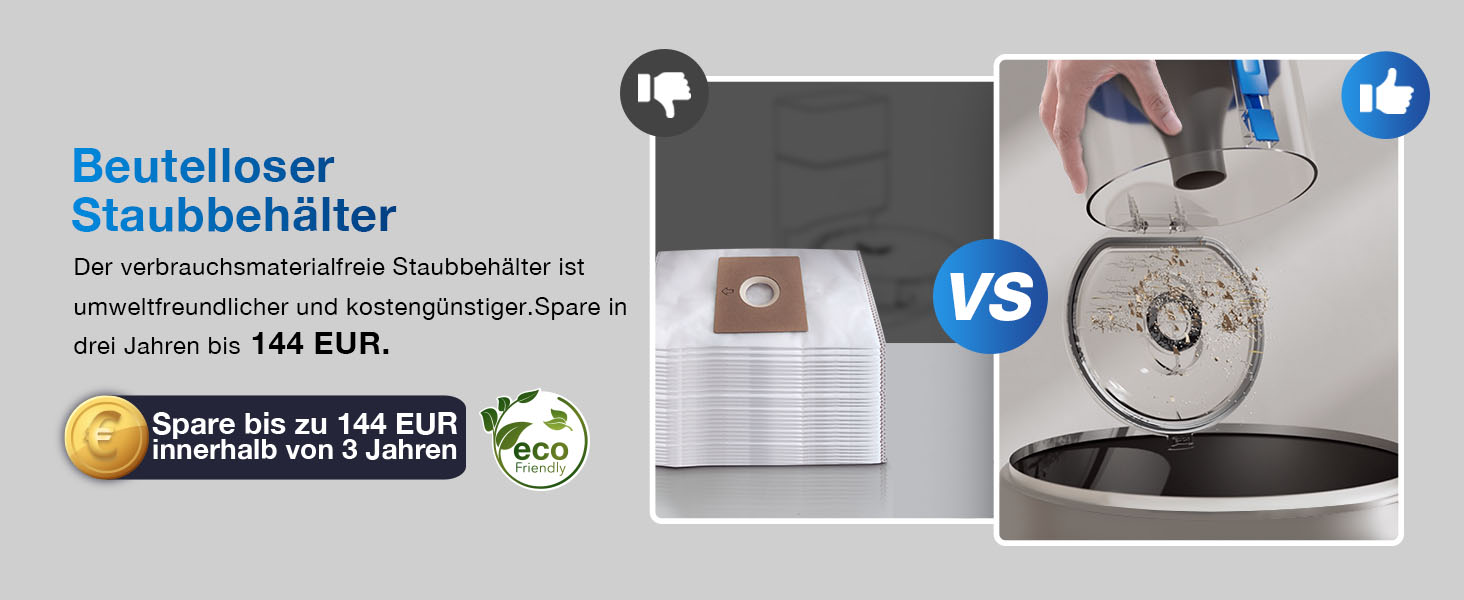 Робот-пилосос ECOVACS DEEBOT N20 Plus з функцією миття, 8000Pa, PureCyclone Station, без мішка, захист від заплутування волосся, до 300 хв роботи, білий