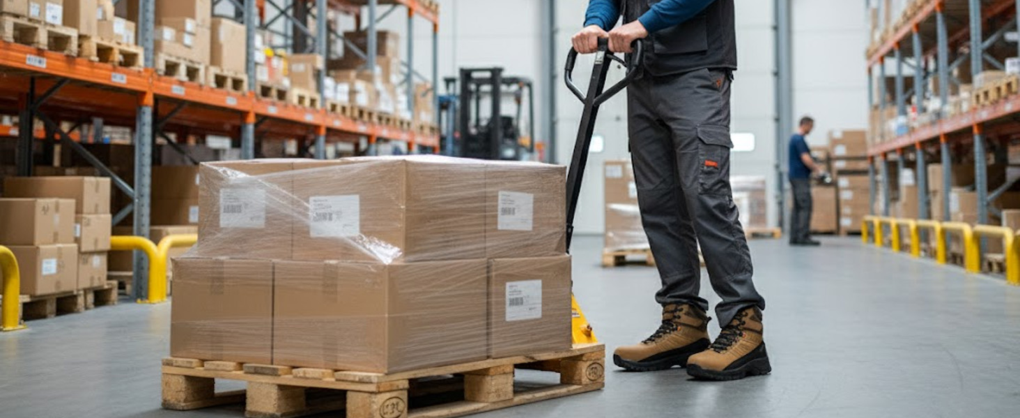 Черевики безпеки Spietz для чоловіків: легкі робочі черевики з композитною захисною капою, антистатичні, неслизькі, водонепроникні, для промисловості та будівництва, коричневі, розміри EU 39–46 43 EU