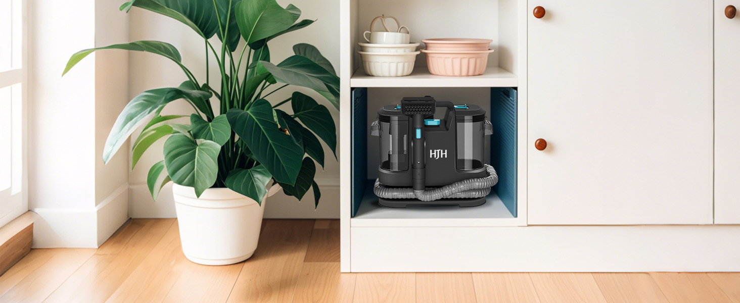 Пристрій для чищення оббивки Nassauger, 450W, 12kPa: мийний пилосос для килимів, оббивки та автосидінь (чорний)