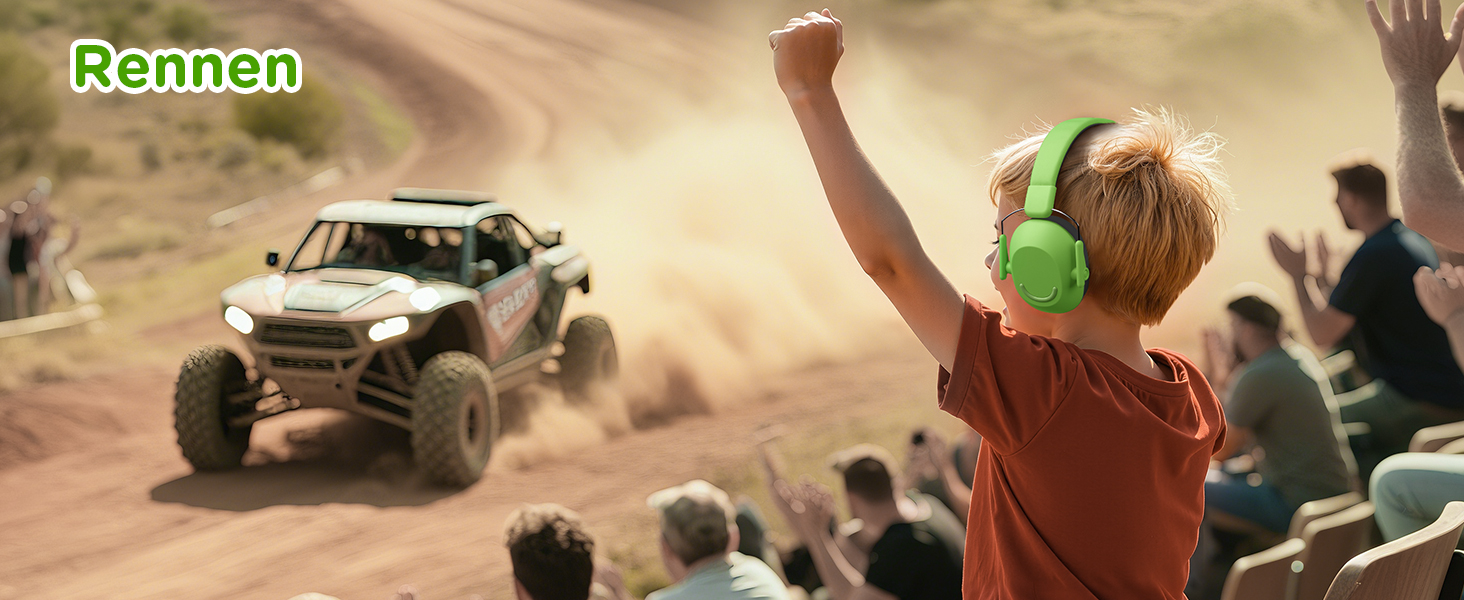 Навушники шумозахисні для дітей Link Dream, SNR 30dB, для аутизму, подорожей, навчання (блакитний/зелений)