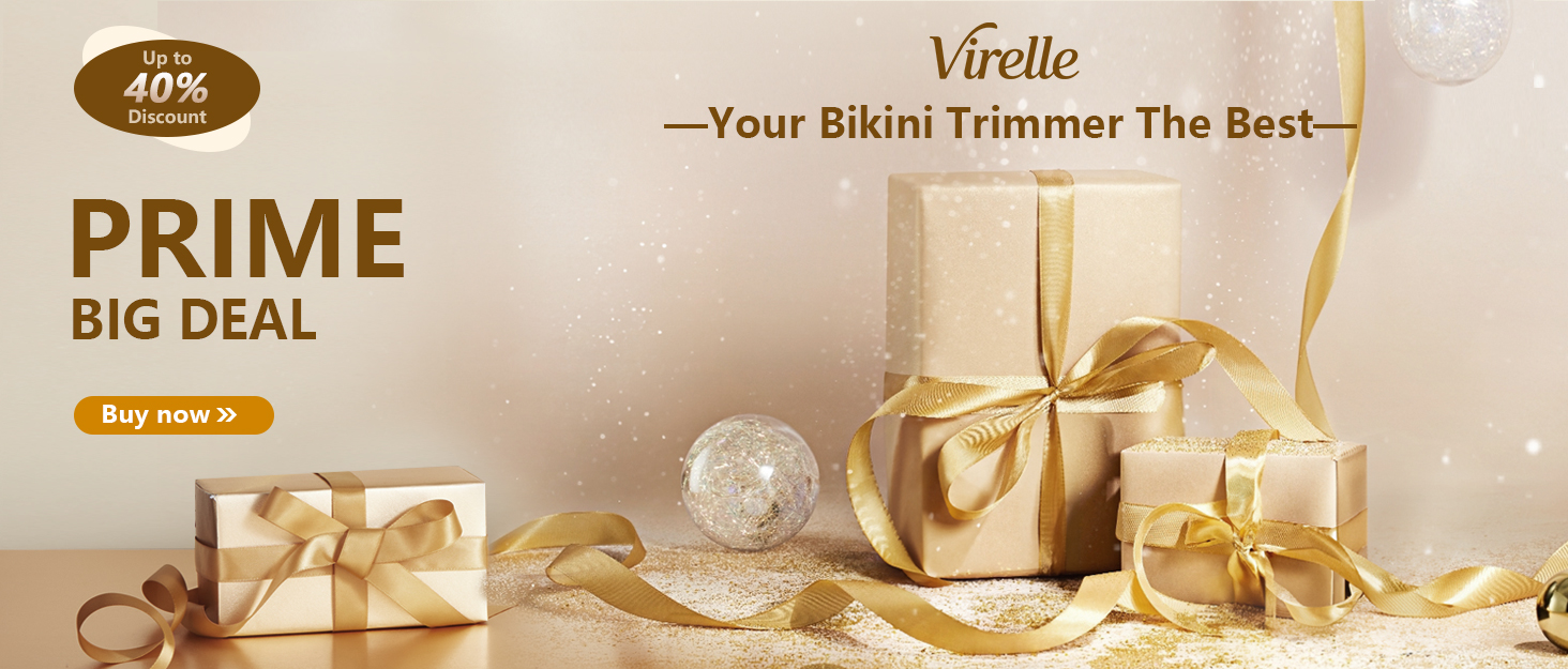 Електричний жіночий тример для бікіні та тіла 2-в-1, вологостійкий, рожевий