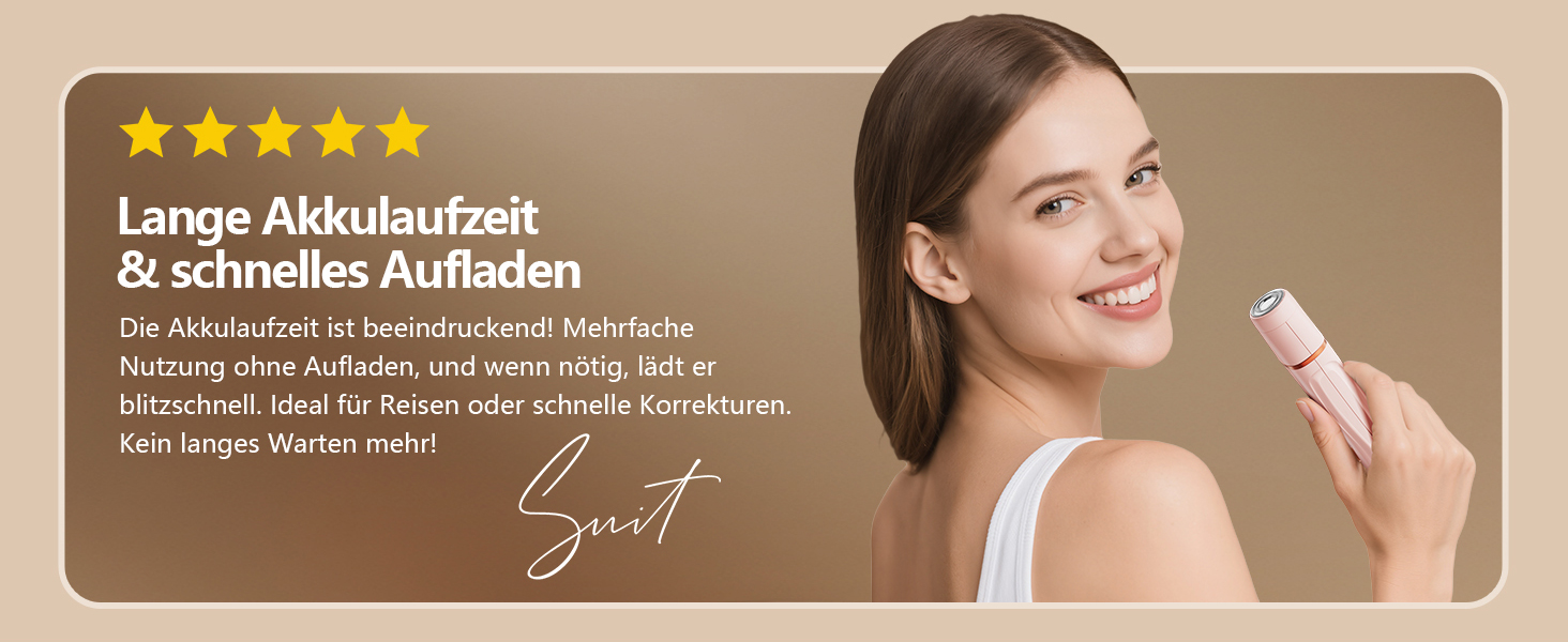 Електричний жіночий тример для бікіні та тіла 2-в-1, вологостійкий, рожевий