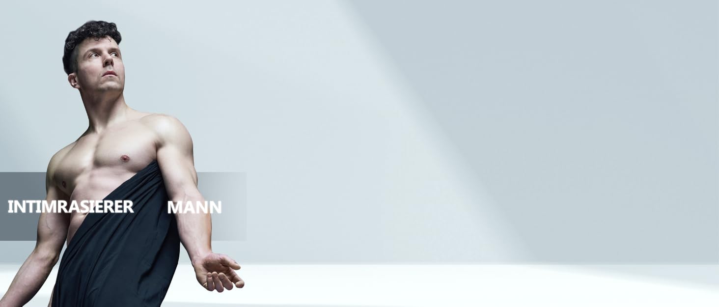 Триммер для тіла Kensen V-подібний чоловічий для гоління інтимної зони. Вологостійкий тілотриммер з насадками для ніг, грудей, пахв та зони бікіні.