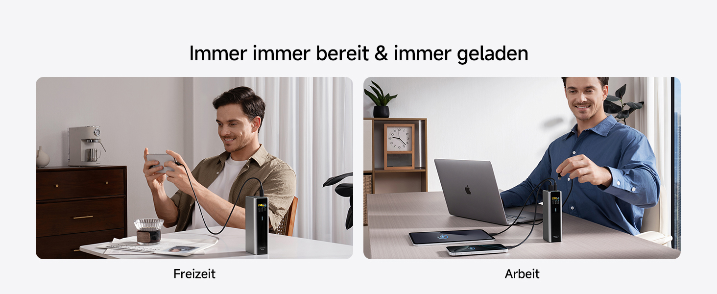 Power Bank CUKTECH 15 Ultra 20000mAh 165W з PD 3.1 та цифровим дисплеєм. Сумісний з iPhone, MacBook Pro, Samsung та іншими пристроями.