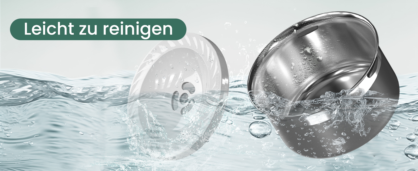 Нержавійна миска для води для собак Gardner Pet, 3,85 л, без розбризкування, для великих собак, чорна