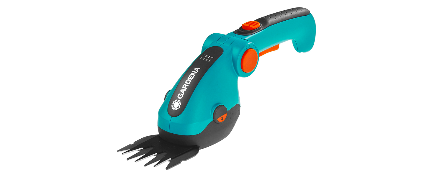 Акумуляторні ножиці для трави Gardena ComfortCut Li, 8 см, зручна ручка, швидка заміна леза без інструментів