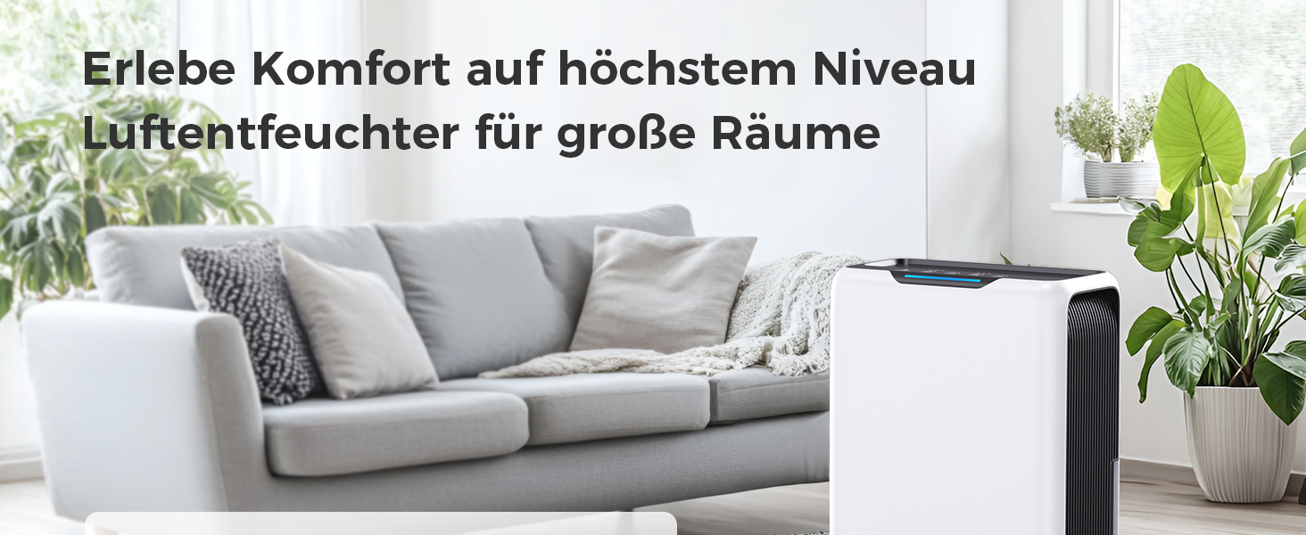 Електричний осушувач повітря 3L для дому, 20㎡, Dual Peltier, 30dB, таймер 24h